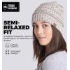 imageTough Headwear Womens Winter Hat  Warm Chunky Cable Knit Beanies  Winter Beanie Hats for Women Cold Weather  Beanies WomenOff White Confetti