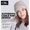 imageTough Headwear Womens Winter Hat  Warm Chunky Cable Knit Beanies  Winter Beanie Hats for Women Cold Weather  Beanies WomenOff White Confetti