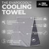 imageTough Outdoors Cooling Towel  Cooling Towels for Neck ampamp Face  Ice Wrap ampamp Sweat Rag for Camping Gym Yoga ampamp Sports  Workout Towel for Gym Sweat  Cool Towels for Extreme HeatLight Gray