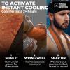 imageTough Outdoors Cooling Towel  Cooling Towels for Neck ampamp Face  Ice Wrap ampamp Sweat Rag for Camping Gym Yoga ampamp Sports  Workout Towel for Gym Sweat  Cool Towels for Extreme HeatOrange