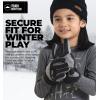 imageTough Outdoors Kids Insulated Waterproof Snow Gloves  Youth Winter Ski Gloves for Girls ampamp BoysBlack