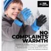 imageTough Outdoors Kids Insulated Waterproof Snow Gloves  Youth Winter Ski Gloves for Girls ampamp BoysBlue