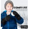 imageTough Outdoors Kids Snow Gloves  Ski ampamp Snowboarding Waterproof Insulated Winter Gloves for Girls Boys ampamp ToddlersBlack