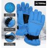 imageTough Outdoors Kids Snow Gloves  Ski ampamp Snowboarding Waterproof Insulated Winter Gloves for Girls Boys ampamp ToddlersBlue