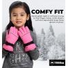 imageTough Outdoors Kids Snow Gloves  Ski ampamp Snowboarding Waterproof Insulated Winter Gloves for Girls Boys ampamp ToddlersPink