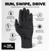 imageTough Outdoors Running Gloves for Men ampamp Women  Winter Liners ampamp Touchscreen  Lightweight ampamp Hiking Gloves
