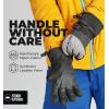 imageTough Outdoors Snow Gloves  Mens ampamp Womens Waterproof ampamp Insulated Ski ampamp Snowboard Gloves