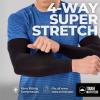 imageTough Outdoors Sun Protection Sleeves  UV Arm Sleeves for Men and Women  Golf Cooling Arm Sleeves  Baseball Sun SleevesBlack  Dark Gray  Light Gray