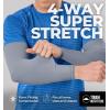 imageTough Outdoors Sun Protection Sleeves  UV Arm Sleeves for Men and Women  Golf Cooling Arm Sleeves  Baseball Sun SleevesDark Gray