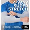 imageTough Outdoors Sun Protection Sleeves  UV Arm Sleeves for Men and Women  Golf Cooling Arm Sleeves  Baseball Sun SleevesLight Gray