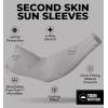 imageTough Outdoors Sun Protection Sleeves  UV Arm Sleeves for Men and Women  Golf Cooling Arm Sleeves  Baseball Sun SleevesLight Gray