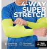 imageTough Outdoors Sun Protection Sleeves  UV Arm Sleeves for Men and Women  Golf Cooling Arm Sleeves  Baseball Sun SleevesYellow
