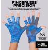 imageTough Outdoors UV Fishing Gloves  Fingerless Kayaking ampamp Sailing  UPF 50 Sun ProtectionNavy Blue