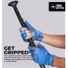 imageTough Outdoors UV Fishing Gloves  Fingerless Kayaking ampamp Sailing  UPF 50 Sun ProtectionNavy Blue