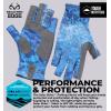 imageTough Outdoors UV Fishing Gloves  Fingerless Kayaking ampamp Sailing  UPF 50 Sun ProtectionNavy Blue