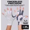 imageTough Outdoors UV Fishing Gloves  Fingerless Kayaking ampamp Sailing  UPF 50 Sun ProtectionWhite