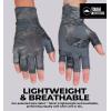 imageTough Outdoors UV Fishing Gloves  Fingerless Kayaking ampamp Sailing  UPF 50 Sun Protectionblack