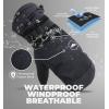 imageTough Outdoors Winter Ski Mittens Men ampamp Women  Adult Snow Mitts for Cold Weather  Waterproof Gloves Snowboarding SkiingM3  Black