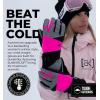 imageTough Outdoors Womens Waterproof Ski Gloves  Adult Snowboarding GlovesLarge