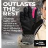 imageTough Outdoors Womens Waterproof Ski Gloves  Adult Snowboarding GlovesSmall