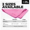 imageTough Outfitters Quick Dry Towel  Travel Towel Fast Drying Lightweight  Compact Microfiber Towels for Body Camping Swim Beach Camp Backpacking  Quick Dry for SwimmersLarge  26 X 17  Pink