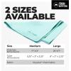imageTough Outfitters Quick Dry Towel  Travel Towel Fast Drying Lightweight  Compact Microfiber Towels for Body Camping Swim Beach Camp Backpacking  Quick Dry for SwimmersLarge  26 X 17  Aqua