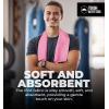 imageTough Outfitters Quick Dry Towel  Travel Towel Fast Drying Lightweight  Compact Microfiber Towels for Body Camping Swim Beach Camp Backpacking  Quick Dry for SwimmersLarge  26 X 17  Pink