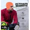 imageTough Outfitters Thermal Helmet Liner  Football Skull Cap for Men  Winter Running Beanie Under Helmet Cap ampamp Cycling CapsHiviz Orange