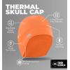 imageTough Outfitters Thermal Helmet Liner  Football Skull Cap for Men  Winter Running Beanie Under Helmet Cap ampamp Cycling CapsHiviz Orange