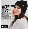 imageWinter Beanie Knit Hat for Men ampamp Women  Merino Wool Ribbed Cap  Warm ampamp Soft Stylish Toboggan Skull Caps for Cold WeatherBasic  Jet Black