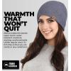 imageWinter Beanie Knit Hat for Men ampamp Women  Merino Wool Ribbed Cap  Warm ampamp Soft Stylish Toboggan Skull Caps for Cold WeatherRibbed  Dark Gray