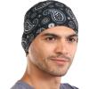 imageCooling Skull Cap for Men  Hard Hat Liner Cycling Cap Head Caps for Men Helmet Liner for MotorcyclePaisley