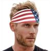 imageMens Athletic Headbands  Sweat Bands for Working Out Cycling Football and Sports Performance
