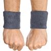 imageSports Sweatbands  Arm Bands for Wrists Sweat Absorption for Men ampamp Womendark grey