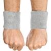 imageSports Sweatbands  Arm Bands for Wrists Sweat Absorption for Men ampamp Womenlight grey
