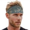 imageTough Headwear Mens Sweat Bands  Athletic Headbands Men Cycling Football Baseball Running Tennis Basketball  High Performance Headbands for MenWomen  One Size Fits Most  Military Camo