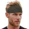 imageTough Headwear Sport Headbands for Men  Workout Headbands for Women  Running Headband Tennis Athletic SweatbandArmy Green