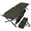 imageTough Outdoors Camping Cot for Adults  Oversized Camping Cot  Durable Heavy Duty Military Bed  Elevated Foldable Cot ampamp Camp Cots for Adults  XL Cot up to 300 lbs  wOrganizer ampamp Storage BagArmy Green  Xl  83 X 32
