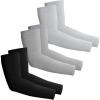imageTough Outdoors Sun Protection Sleeves  UV Arm Sleeves for Men and Women  Golf Cooling Arm Sleeves  Baseball Sun SleevesBlack  Dark Gray  Light Gray