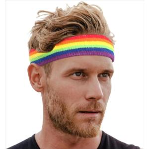 imageRunning Headbands for Men and Women  Athletic Sweatband  Terry Cloth Bands for Basketball Tennis Football Gym Running Cosplay ampamp Costumesmulticolor