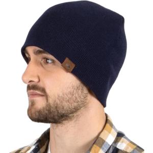 imageTough Headwear Daily Knit Beanie  Beanies Hats for Men  Winter Hats for Men ampamp Women  Warm Knitted Hats for Cold WeatherNavy Blue