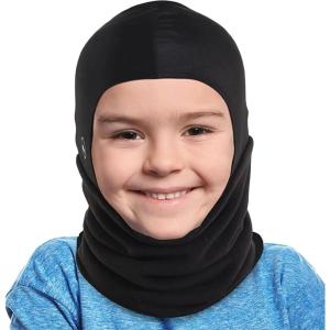 imageTough Headwear Kids Balaclava Ski Mask  Kids Ski Neck Gaiter ampamp Toddler Fleece Neck Warmer wHelmet Liner HoodPink