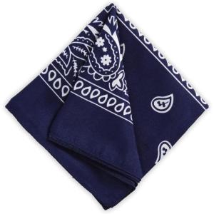 imageTough Headwear Large Bandana Headband  Handkerchief Bandanas for Men ampamp Women  Paisley Bandana Pack  Cowboy ScarfNavy Blue