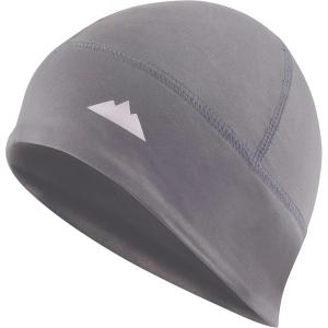 imageTough Headwear Skull Cap for Men  Beanie Hats  Skully Beanie Cap  Cooling Skull Caps for Men Locs Sweat Dreads RunningDark Gray