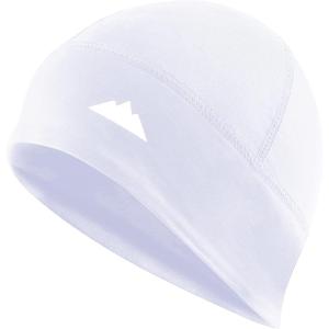 imageTough Headwear Skull Cap for Men  Beanie Hats  Skully Beanie Cap  Cooling Skull Caps for Men Locs Sweat Dreads RunningWhite