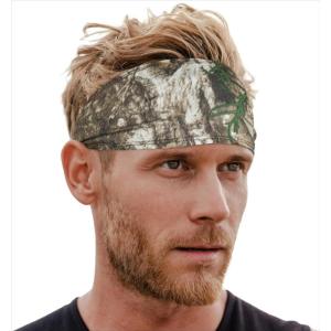 imageTough Headwear Sport Headbands for Men  Workout Headbands for Women  Running Headband Tennis Athletic SweatbandRealtree EDGE