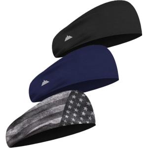 imageTough Headwear Sport Headbands for Men  Workout Headbands for Women  Running Headband Tennis Athletic Sweatbandgray