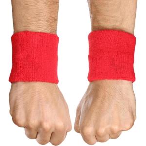 imageTough Headwear Sports Wristbands  Arm Bands Wrist Band Wrist Bands for Men ampamp Women  Sweat Band for Wrists  Tennis Baseball Football Wristbands