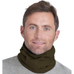 imageTough Headwear Swtich Winter Neck Gaiters For Men ampamp Women Fleece Neck Gaiter Fleece Neck Warmer Ski Gaiter  ReversibleForest Green