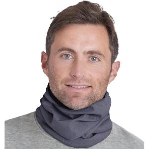 imageTough Headwear Swtich Winter Neck Gaiters For Men ampamp Women Fleece Neck Gaiter Fleece Neck Warmer Ski Gaiter  ReversibleGray